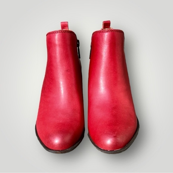 🌻Lucky Brand Leather Basel Bootie Ankle Boots Size 5 - Picture 4 of 11